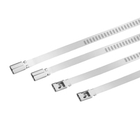 Nouvelles attaches-câbles en acier inoxydable autobloquantes, sangles métalliques multi-usages, attaches-câbles, attaches de câbles, organisateur de matériel