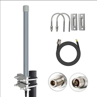 Antenne WiFi extérieure omnidirectionnelle haute performance 8dBi, étanche, 2,4 GHz 2,5 GHz, montage sur support, longue portée, en fibre de verre