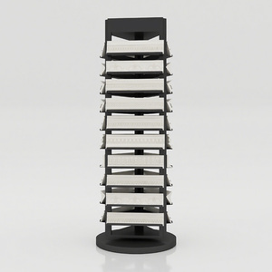 Vertical <strong>Tile</strong> Stone Rotating Display Stand for <strong>Shop</strong> - Product Image 5