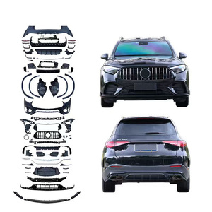 <span class=keywords><strong>Nouveau</strong></span> kit carrosserie PP+ABS 2024 pour Mercedes-Benz <span class=keywords><strong>GLC</strong></span> X254, amélioration <span class=keywords><strong>GLC</strong></span> 63S AMG : pare-chocs avant/arrière, calandre, diffuseur, embouts d'échappement, lèvre avant à fixation par boulons - Product Image 1