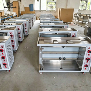 Rôtissoire à poulet verticale de qualité supérieure pour <span class=keywords><strong>restaurant</strong></span>, grande capacité, en acier inoxydable, commerciale, au gaz et électrique - Product Image 3