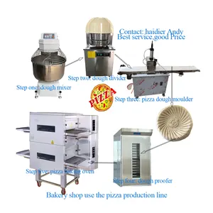 Pizza Production Line Pizza Shop Machine High Efficiency Pizza Slicer Moulder Machine