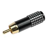 Haute qualité plaqué or cuivre Audio Jack soudure câble fil connecteur RCA Audio prise RCA mâle connecteur AV RCA prise