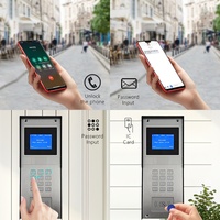 Système d'interphone audio sans fil GSM 4G SMS Fuchtions pour bâtiment