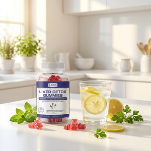 Mélange prébiotique soutenu par la science pour l'axe intestin-hépatique avec stévia pour un soutien hépatique naturel <span class=keywords><strong>et</strong></span> un nettoyage interne – Gummies - Product Image 5
