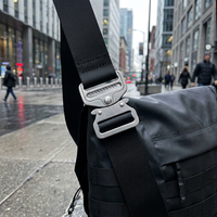 Boucle latérale en alliage de zinc moulé sous pression, robuste, mate, antidérapante, à dents, pour sacs et vêtements d'extérieur – Vente en gros