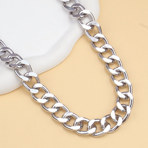 โซ่คาดเอวแบบชั้นเดียว โซ่โลหะหนา สไตล์ฮิปฮอป ทำจากโลหะผสมสังกะสี เหมาะสำหรับใส่กับกางเกงในชีวิตประจำวัน เป็นเครื่องประดับ - Product Image 3