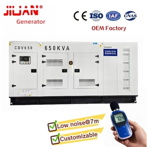 Generadores de 520KW 650KVA para Plantas Eléctricas, Motor VOLVO TAD1642GE-B de 50Hz con Tanque de Combustible de Gran Capacidad para Minería, Guangzhou - Product Image 1