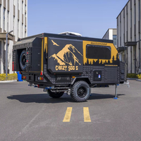 Remorque de camping 4x4, remorque de voyage tout-terrain légère, 2-4 couchages, pour le marché australien
