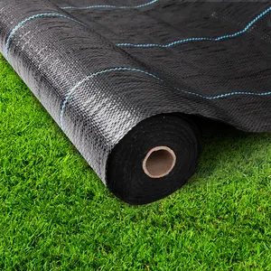 Ticari sınıf anti-ot çimen plastik örgü kontrol ot örtüsü manzara kumaş zemin örtüsü ot Mat rulo