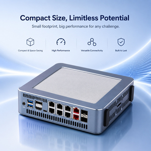 Mini PC Qotom Q51551ST, <span class=keywords><strong>Intel</strong></span> Core Ultra 5 125H, DDR5, con 6 Puertos LAN de 2.5G, Doble RJ45 de 10G, Doble SFP+ de 10G, Refrigeración por Ventilador, Computadora Industrial - Product Image 5