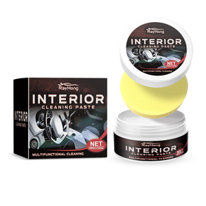 Rayhong auto crema per la pulizia interna del sedile in pelle schiuma di lavaggio libera decontaminazione crema per la pulizia interna ristrutturata - Product Image 1