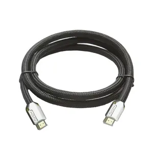 Hot Sale 1.8M HDMI Cable 8K Metal Plug Nylon Braid Hdmi 2.1V Kable Support Computer TV Box HD HDTV