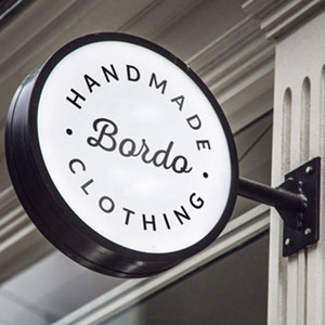 Đơn cực nhựa 3D hộp Đèn Chiếu Sáng Ngoài Trời treo tường Acrylic vòng hộp đèn biển báo - Product Image 2