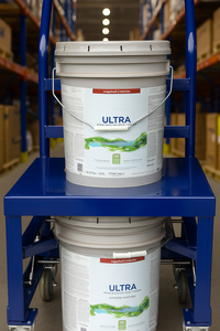 Chariot à roulettes en acier LIPHOCO, best-seller, chariot d'atelier, porte-seau de peinture pour contenants de 3 gallons, état neuf, plus de 10 ans - Product Image 5