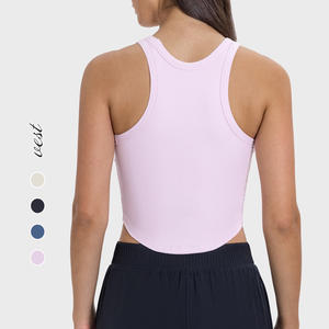 DSS082 <span class=keywords><strong>Chaleco</strong></span> Deportivo Ligero sin mangas de secado rápido para <span class=keywords><strong>mujer</strong></span> con almohadilla en el pecho y espalda transpirable Nuevo diseño - Product Image 3