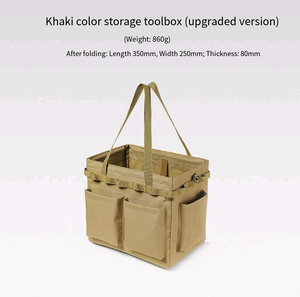 Multi Compartment <b>Tool</b> Duffle Bag With Double Handle Open Top Universal Storage For <b>Tools</b> And Equipment 15-19 Pockets - Product Image 5