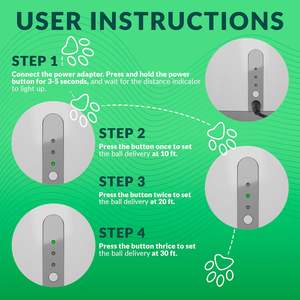 Lüks küçük çevre dostu Modern interaktif köpek otomatik tenis topu başlatıcısı bulmaca besleyici köpek oyuncak plastik spor oyuncak oynarken - Product Image 3