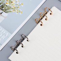 YIWANG, anillos de carpeta de hojas sueltas de 1 pulgada y 3 anillos de plata personalizados para calendario