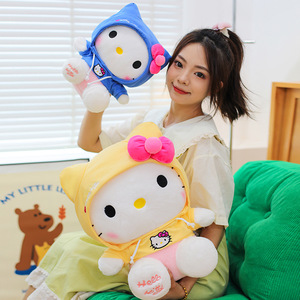 Nuova Felpa con Cappuccio HelloKitty, Peluche Gatto KT, Cuscino Bambola di Stoffa, Regalo di Compleanno <span class=keywords><strong>per</strong></span> Ragazze - Product Image 5