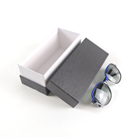 Étui à lunettes en cuir PU pliable, Logo personnalisé, ensemble d'emballage, 50 pièces