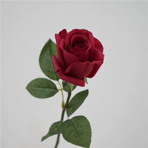 C-074 Venta Caliente Rosa Artificial <span class=keywords><strong>de</strong></span> Látex con Tacto Real, Rosas <span class=keywords><strong>de</strong></span> Cabeza Pequeña con Tacto Real <span class=keywords><strong>para</strong></span> Decoración <span class=keywords><strong>de</strong></span> Bodas, San Valentín y <span class=keywords><strong>Eventos</strong></span> en el Hogar - Product Image 4