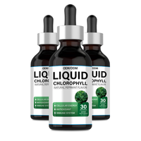 Chlorophylle liquide pour adultes en gouttes, saveur menthe, extra forte, extraite à froid, d'alfalfa sauvage non OGM, antioxydante, détoxifiante, alcaline