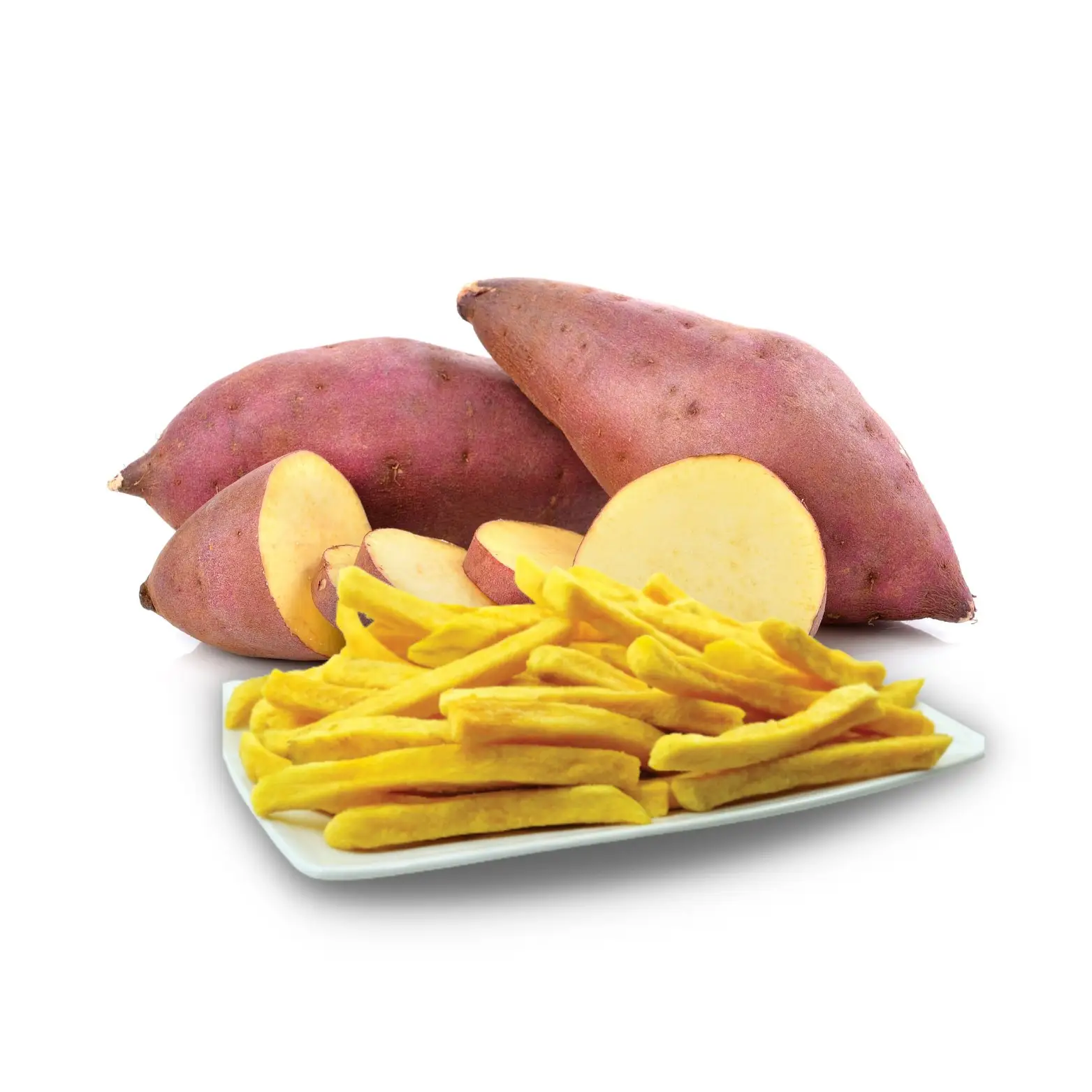 A healthy alternative to snacking on yellow sweet potato chips The perfect snack