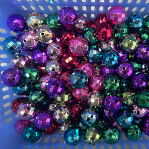 16mm 3g Round Handcrafted Colored Acrylic <b>Bead</b> Balls for Pen <b>Bead</b> Jewelry Reviright Model G OPP Bag Packaging - Product Image 3