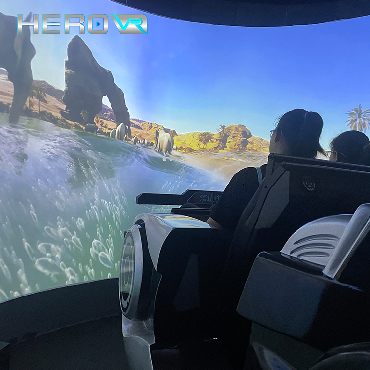 Herovr מסך מעוקל immersive 3d 4d 5D קולנוע קולנוע קולנוע מסלולית