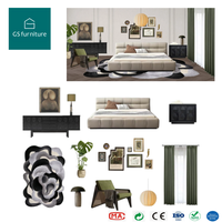 Fauteuil d'appoint moderne extensible en bois de designer italien, fauteuil inclinable pour hôtel, salon, café