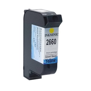 Cartouches d'encre jaune à base de solvant 12,7 mm 2660 pour imprimantes jet d'encre en ligne Tij2.5 – Vente chaude - Product Image 4