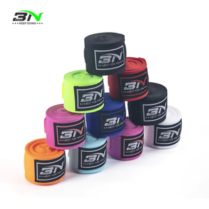 ผ้าพัน<span class=keywords><strong>มือ</strong></span> BN Boxing Straps ขนาด 1.5 ม./3 ม./5 ม. ผ้าฝ้ายซับเหงื่อ สำหรับฝึกมวยไทย ฟิตเนส และใช้ในยิม - Product Image 2