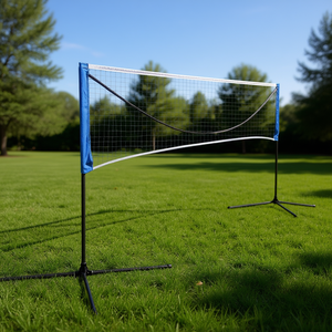 Filet de volley-ball et de badminton portable DB 17FT avec support pour usage extérieur - Product Image 2