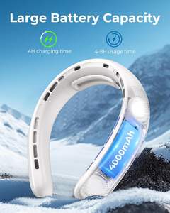 Ventilador de Cuello Portátil USB Recargable sin Aspas, Mini Ventilador de Refrigeración con Tres Velocidades para Uso Doméstico y Deportivo, Venta al por Mayor - Product Image 4