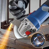 HERZO 1400W Taşınabilir 125MM Toz Koruyucu Elektrikli Beton Zemin Duvar Parlatma Makinesi Beton Açılı Taşlama Makinesi