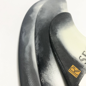 Performance Honeycomb Core Surfboard Fins MR <span class=keywords><strong>Twin</strong></span> Fins con remolque Blanco/Negro <span class=keywords><strong>2</strong></span> + <span class=keywords><strong>1</strong></span> Thruster Surfboard Fins - Product Image 6
