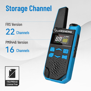 QUANSHENG TG-FR1 Two Sets FCC CE Two Way <strong>Radio</strong> FRS PMR446 Practical Knob License Free Walkie Talkie - Product Image 4
