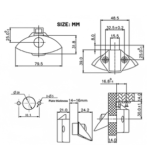 Serratura RV con maniglia senza chiave a mezza <span class=keywords><strong>luna</strong></span>-universale per RV, barche, caravan-serratura specializzata per armadi e cassetti interni - Product Image 5