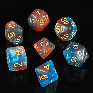 Customize Polyhedral <strong>Dice</strong> for Card Games Good Selling Shiny Acrylic Board Game Dices - Product Image 5