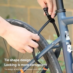 Candado de <span class=keywords><strong>Cadena</strong></span> de Acero con Contraseña, Multiusos, <span class=keywords><strong>para</strong></span> <span class=keywords><strong>Bicicleta</strong></span>, Scooter Eléctrico, Motocicleta, Portátil, Antirrobo, con 3 Dígitos, Candado de Seguridad <span class=keywords><strong>para</strong></span> <span class=keywords><strong>Bicicleta</strong></span> - Product Image 6