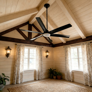 Wholesale 3.5m Metal Blades <b>Remote</b> <b>Control</b> <b>Ceiling</b> <b>Fan</b> AC Motor Low Price Air Cooling Energy Saving Quiet Outdoor Hotel Hotel Ce - Product Image 3