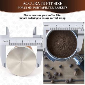 Hot Sale <strong>Coffee</strong> Accessories Barista Standard Espresso <strong>Coffee</strong> <strong>Tamper</strong> Distributor 5 Pcs Tools <strong>Set</strong> - Product Image 5