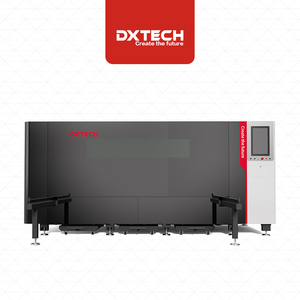 Machine de découpe laser à fibre de la série Q de haute précision avec commande Cypcut, puissance laser 3000W, CNC 4 axes, refroidissement par eau - Product Image 1