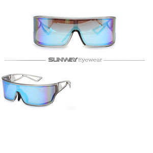 Nouvelle mode Cyberpunk <span class=keywords><strong>Style</strong></span> extérieur cyclisme sécurité lunettes de soleil hommes sport protection UV400 femmes lunettes de soleil personnalisées - Product Image 2