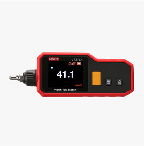 UNI-T Hand vibrations <span class=keywords><strong>tester</strong></span> UT311A 0, 1-199, 9m/s² Vibro meter Beschleunigung geschwindigkeit Vibrations analysator Digitaler LCD-TFT-Bildschirm - Product Image 2