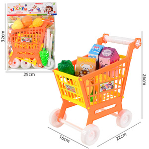 Juego de Juguetes de Simulación de Supermercado para Niños, Carrito de Compras Mini de Plástico, Juguetes de Imitación para Niños - Product Image 1