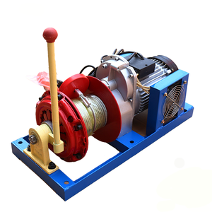 Treuil électrique 400 kg, câble métallique 30 m, 2200 W, 220 V avec embrayage et télécommande pour levage de matériaux de construction, certifié CE - Product Image 1