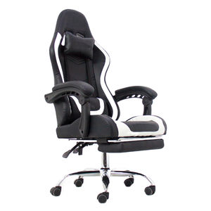 Vente en gros de fauteuil d'ordinateur de joueur bon marché fauteuil de jeu pivotant pu fauteuil de course ergonomique en cuir <span class=keywords><strong>rose</strong></span> rouge avec repose-pieds - Product Image 3