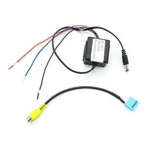 Radio adapter cable quadlock to ISO universal pluggable power supply